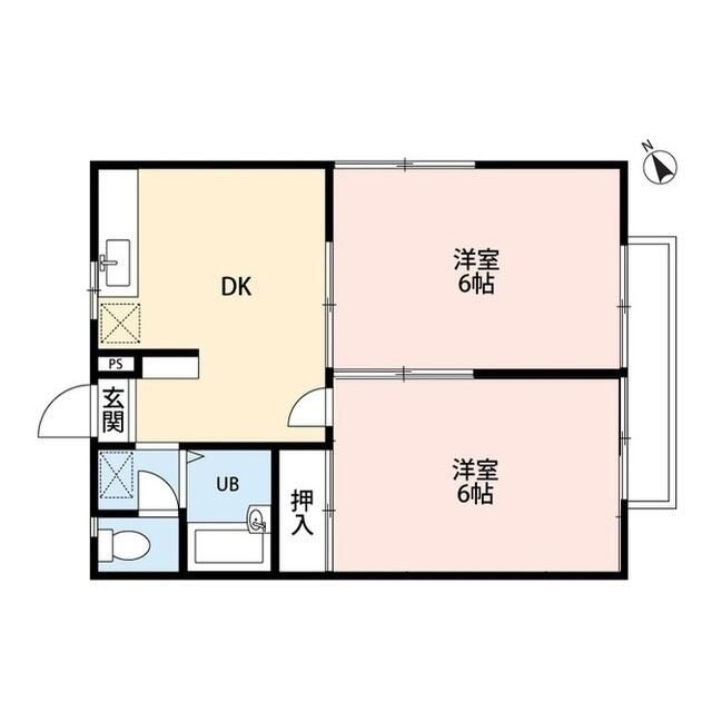 エステートピア港南台 101号室 間取り