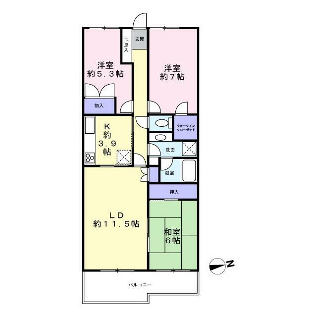 フォレストヒルズ港南台 間取り