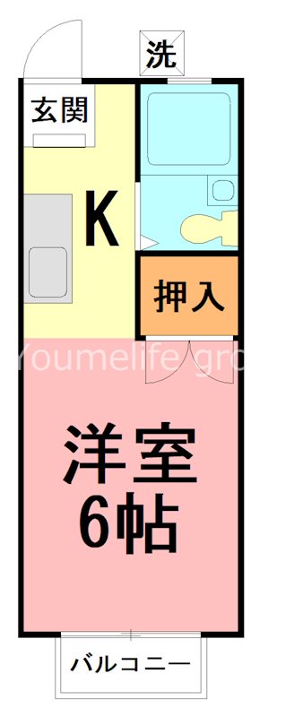 サンシティ洋光台 201号室 間取り