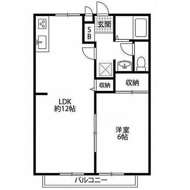 ストークネストⅡ 105号室 間取り