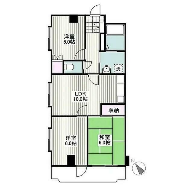 Ｃ’ＣＡＳＡ湘南藤沢 401号室 間取り