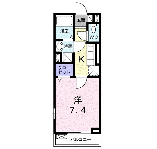 グリーン　アベニュー 103号室 間取り