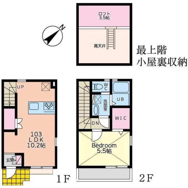 鎌倉市材木座5丁目計画 103号室 間取り