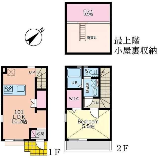 鎌倉市材木座5丁目計画 101号室 間取り