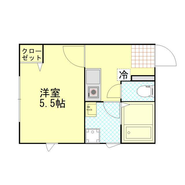 Ｃｏｔｏ 202号室 間取り