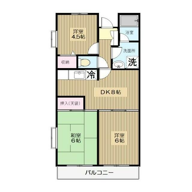 クレール渋谷弐番館 101号室 間取り