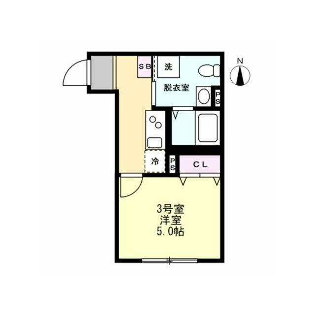 ソラリア湘南台 103号室 間取り