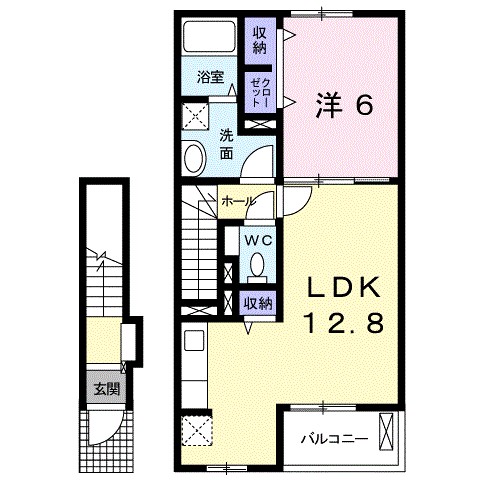 オラクル湘南 203号室 間取り