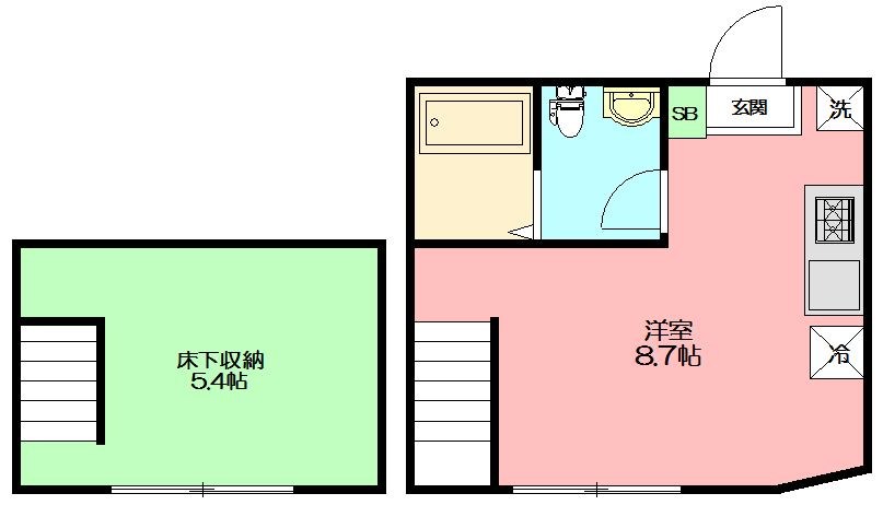 ウインドビュー戸塚 103号室 間取り