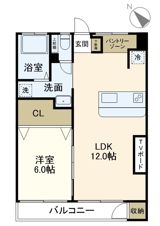 メゾン上村 201号室 間取り