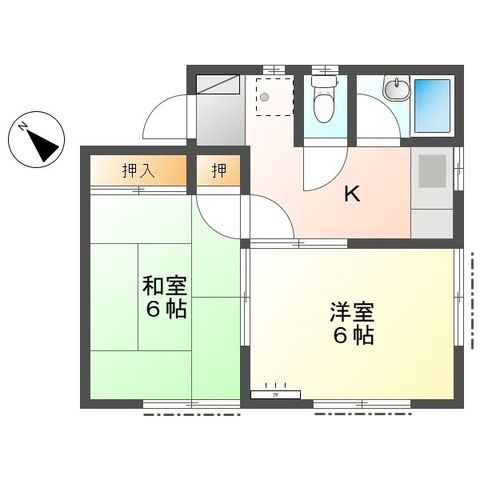 ハイム原宿 201号室 間取り