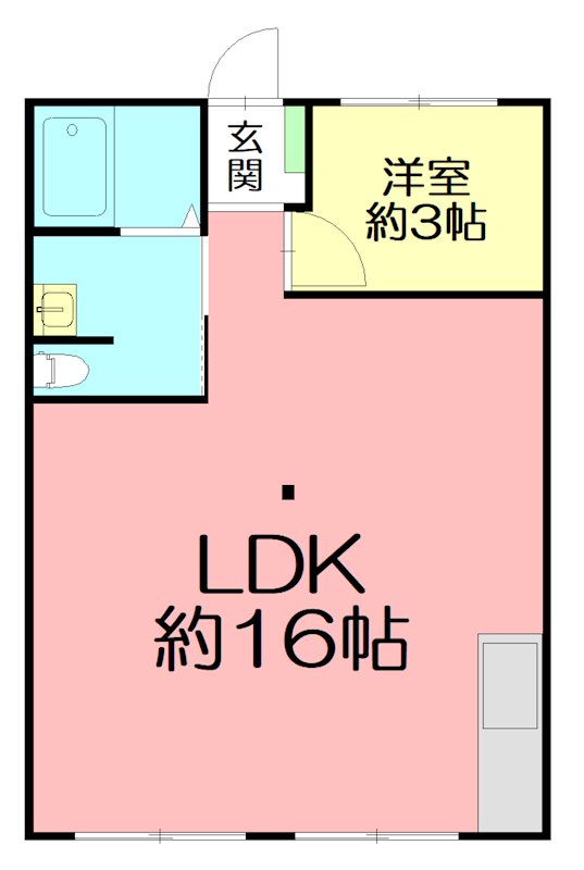 サンハイツNO 2 203号室 間取り