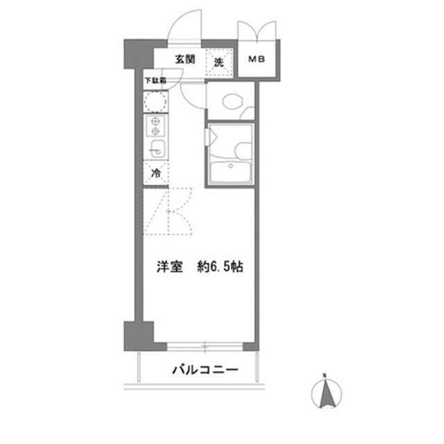 ラグゼナ本厚木 0405号室 間取り