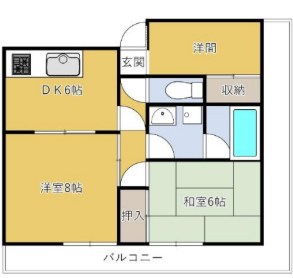 ＩＮＯＶＥ厚木 601号室 間取り