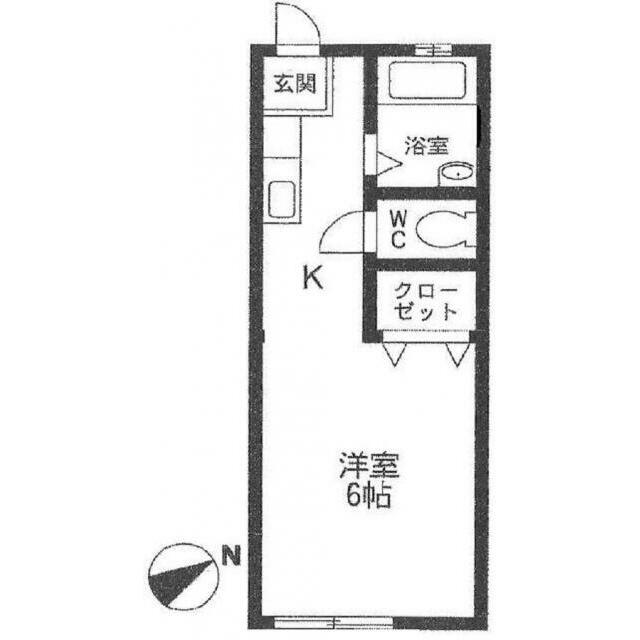 ハイツ・ライラック 101号室 間取り