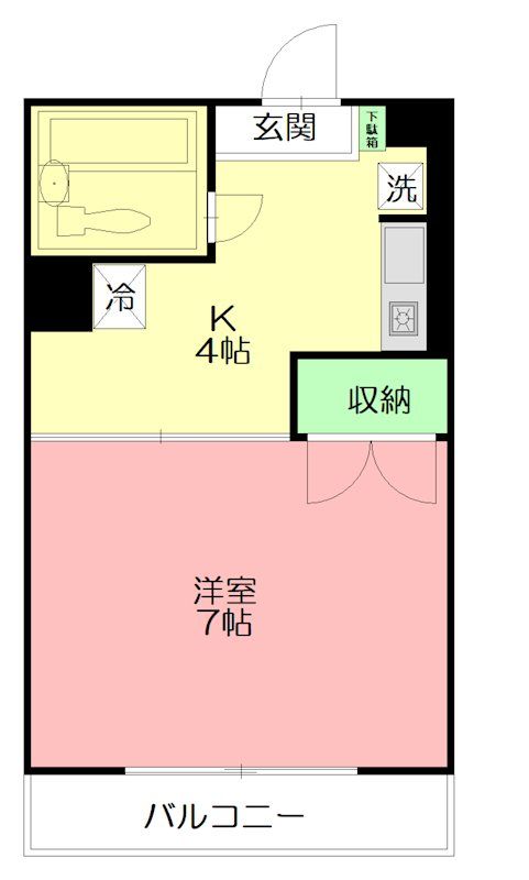 厚木メゾンドパンセ 604号室 間取り