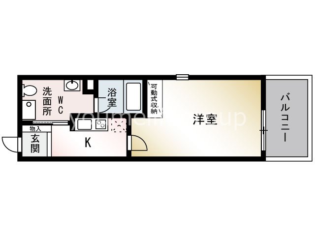 レ・ベネラブル 206号室 間取り