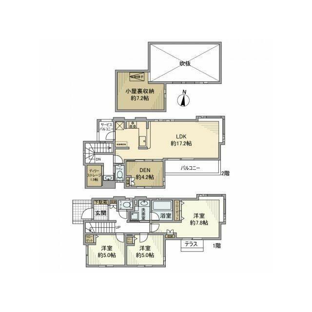 本鵠沼戸建 間取り