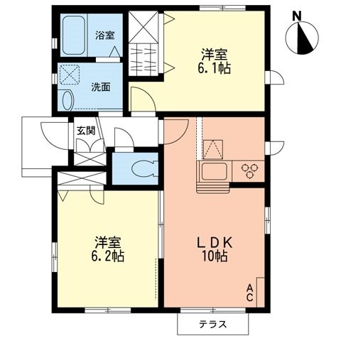 グリーングローブC 間取り