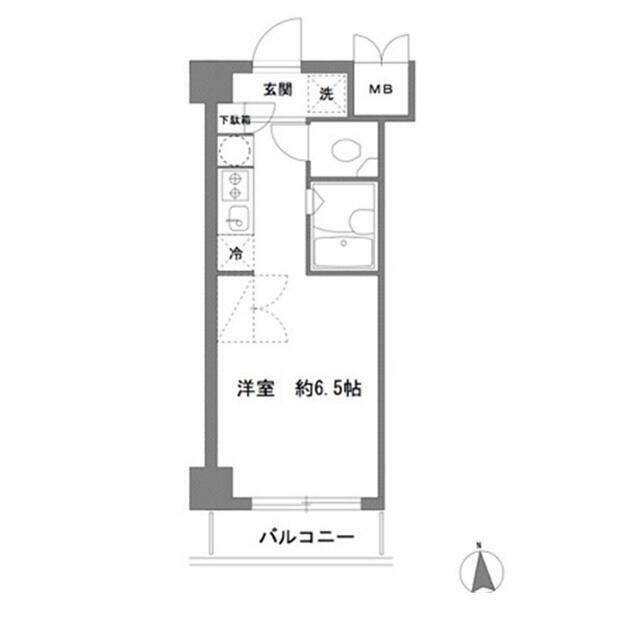 ラグゼナ本厚木 0408号室 間取り