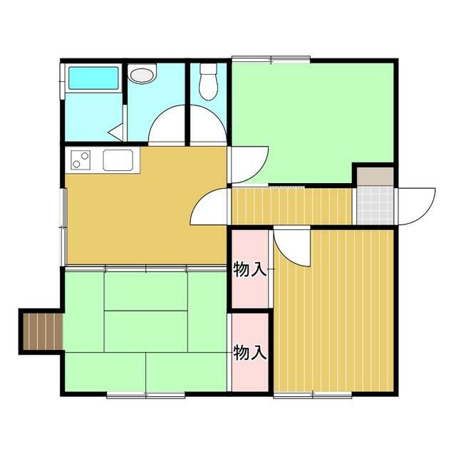 エステート荒谷 1F号室 間取り