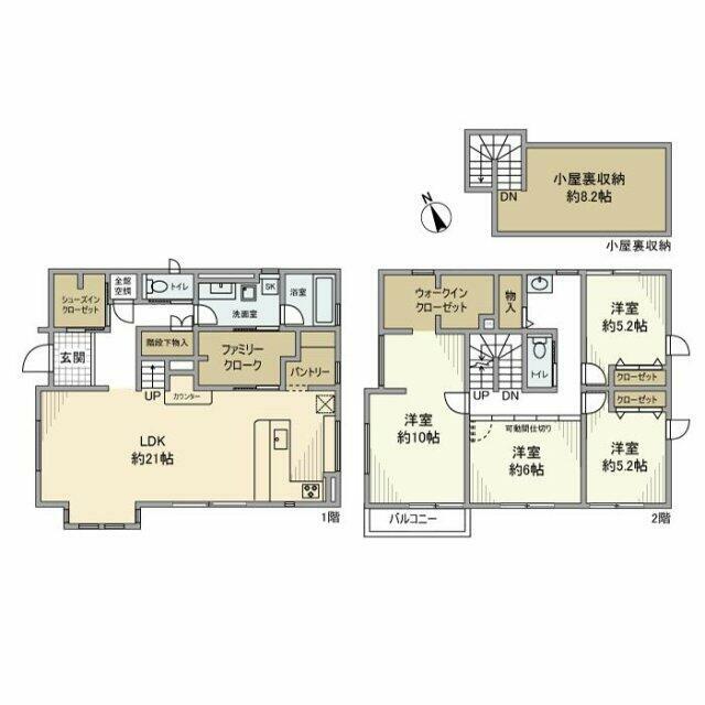 品濃町戸建 間取り