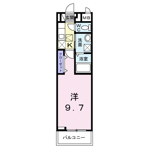 ガーデンハウス　フィオーレ 103号室 間取り