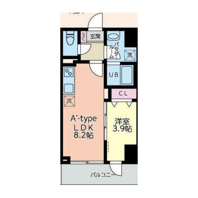 マイシティ厚木中町 505号室 間取り