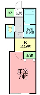 プレミール 304号室 間取り