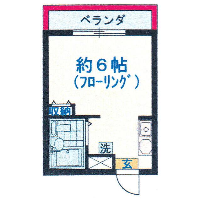 リエス箱根湯本 3F号室 間取り