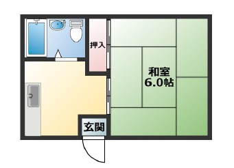 高田ハウス 16号室 間取り