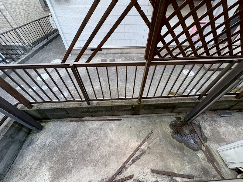 第二煤ケ谷ハイツ ベランダ