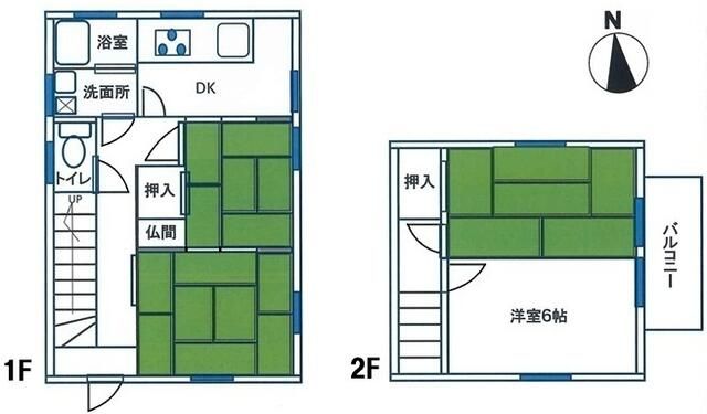 渋沢上貸家 間取り