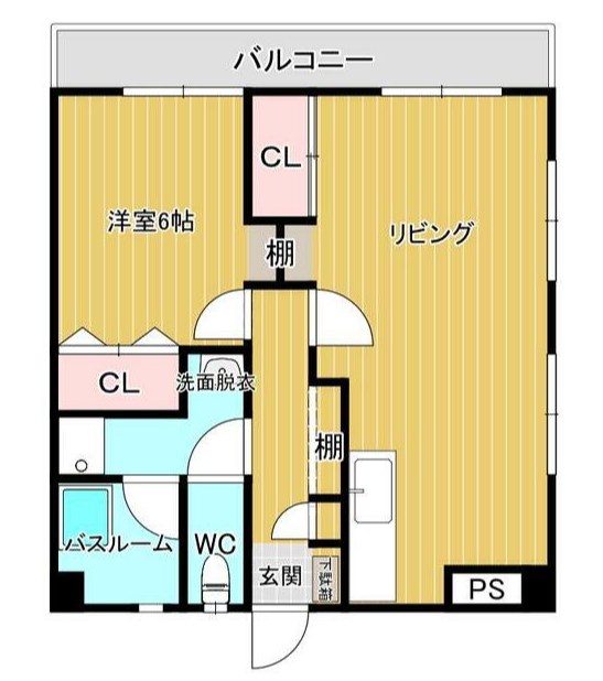 萩原ビル 405号室 間取り