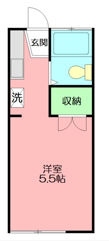 サンコーポ 205号室 間取り