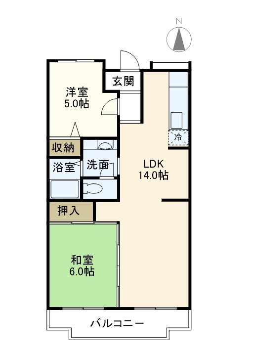 エスポワール東戸塚 303号室 間取り