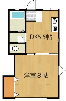 メゾン・ド・カワグチ 102号室 間取り