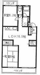 エクセルコート 402号室 間取り