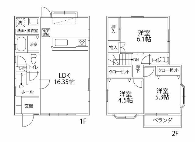 鵠沼松が岡３丁目戸建 間取り
