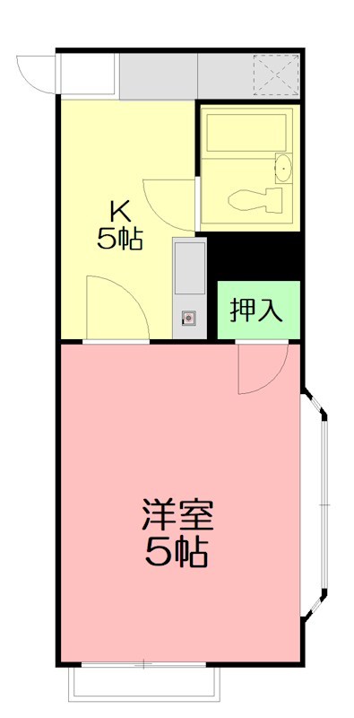 ソラナ湘南台 106号室 間取り