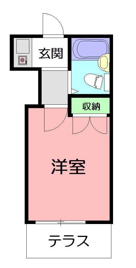 シャミー高倉 204号室 間取り