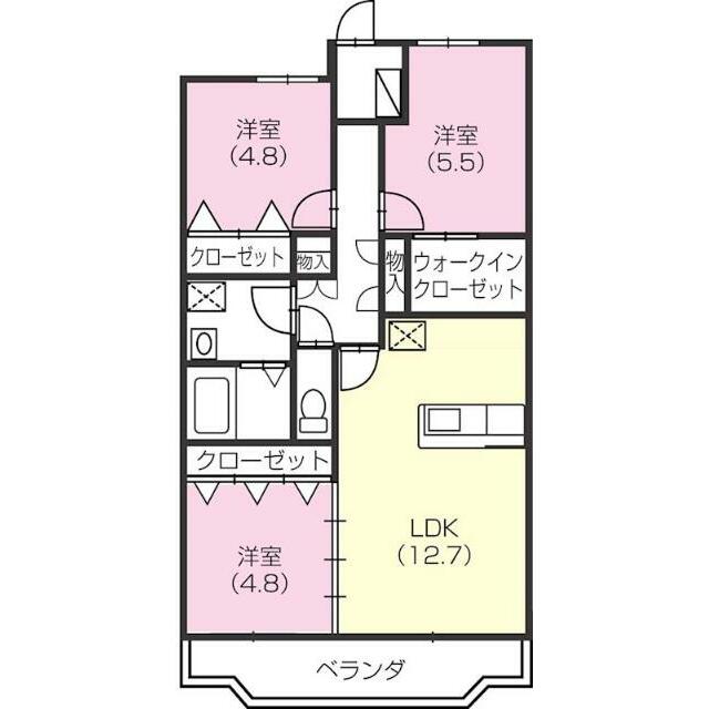 エスプリⅢ 間取り