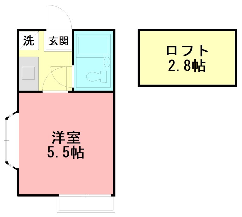 ララ相模原Ｎｏ．４ 205号室 間取り