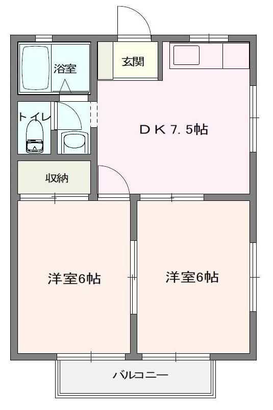 サンハイツＣ 101号室 間取り