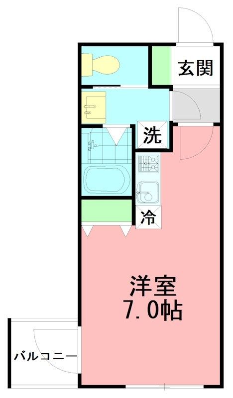 Fiore Casa・Fujisawa(フィオーレカーサ・フジサワ) 305号室 間取り