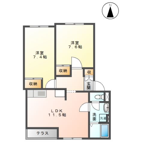 エトワール東栖 間取り