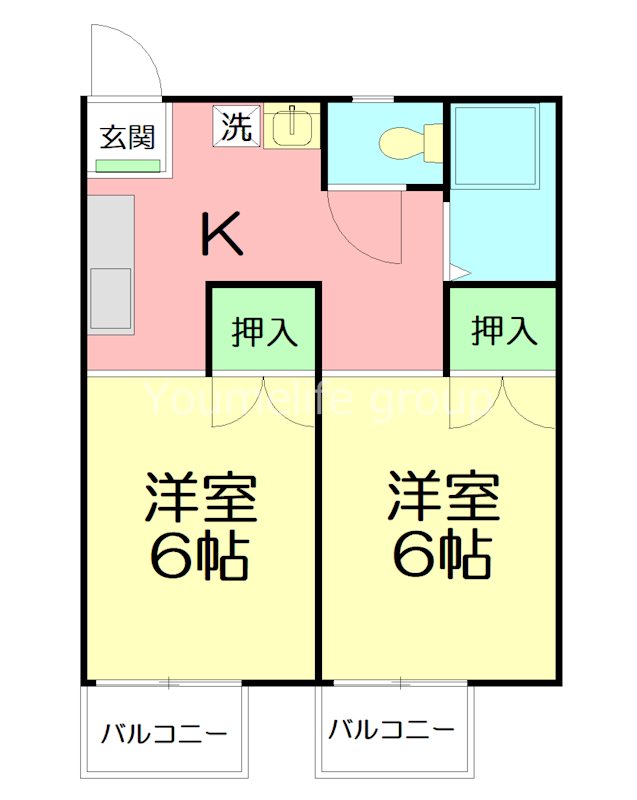 サンシティ洋光台 203号室 間取り