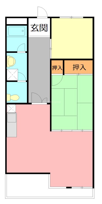 ロッキーホーム 303号室 間取り