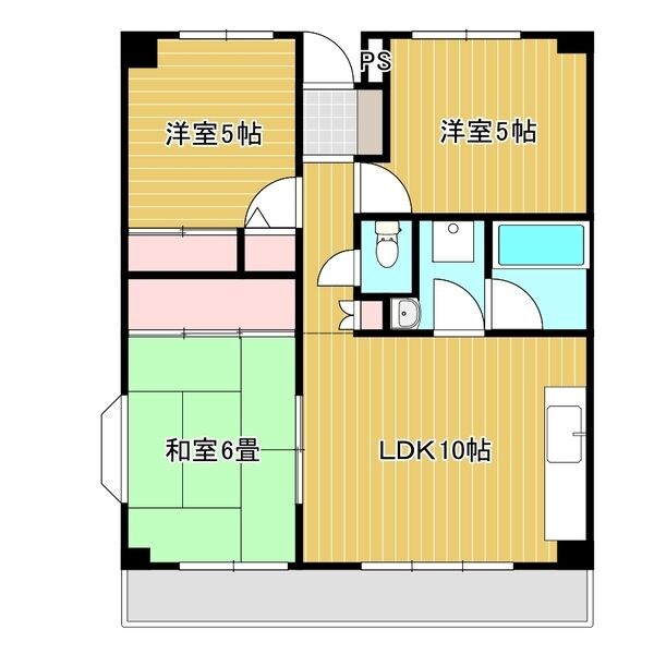 第二藤ビル 405号室 間取り