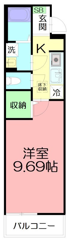 セレーノ 101号室 間取り